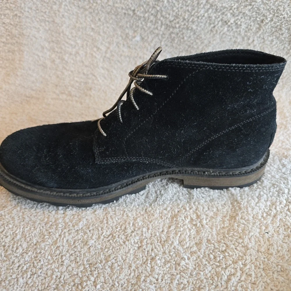 Sorel Men's Black Ankle Boots Madson II Chukka Suede NM2281‎ Sz 8.5